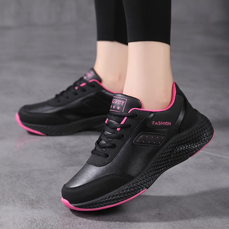 solid color casual sneakers women s lace lightweight soft details 0