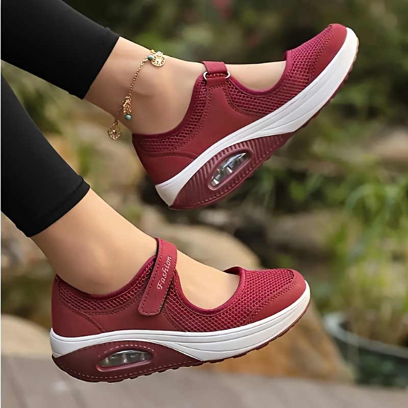 solid color casual sneakers women s ankle band platform soft details 7