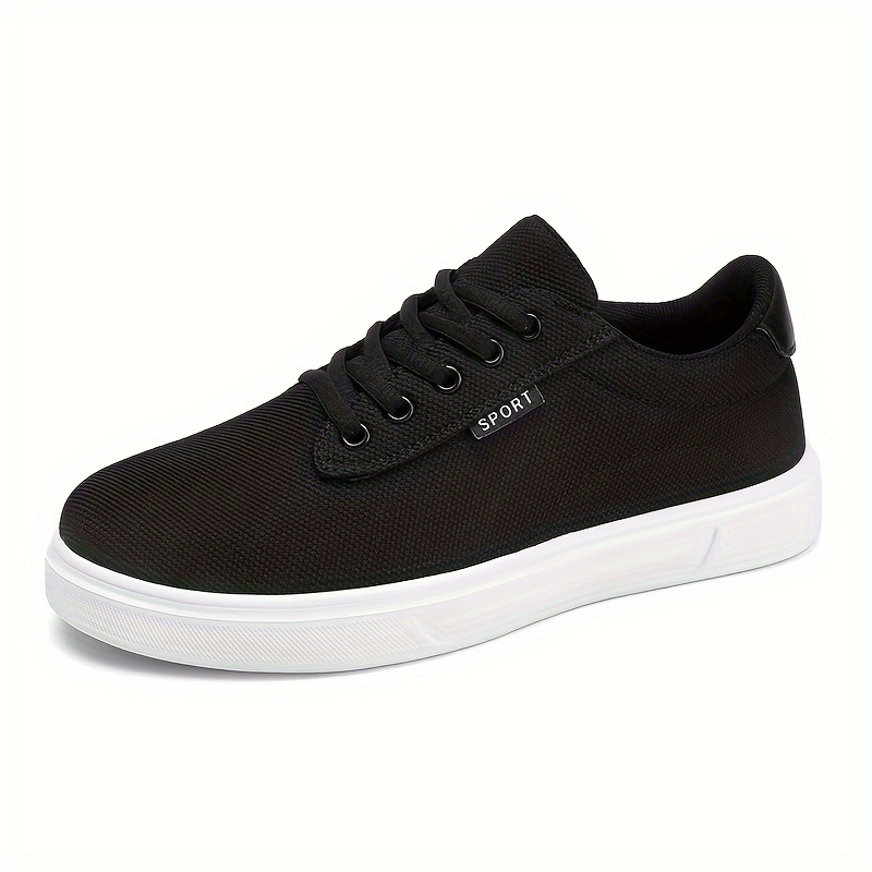 low top skateboard shoes men s trendy solid colour comfy non details 1